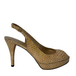 Stuart Weitzman Slinky Alligator Print 8.5